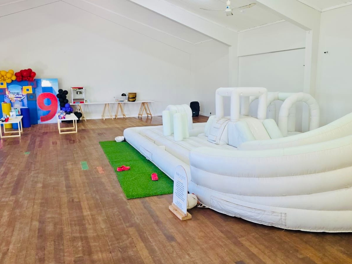 Our party venue set up and ready
